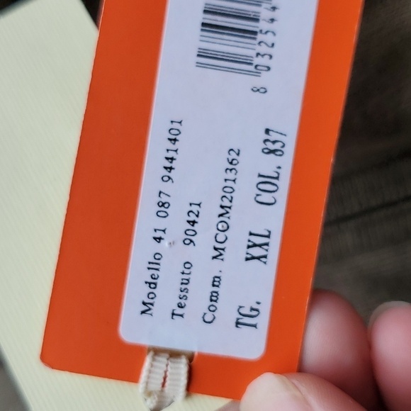 Cerruti 1881 Light Olive Green Full Zip Maglia Tricot Cardigan XXL NWT - Picture 9 of 9